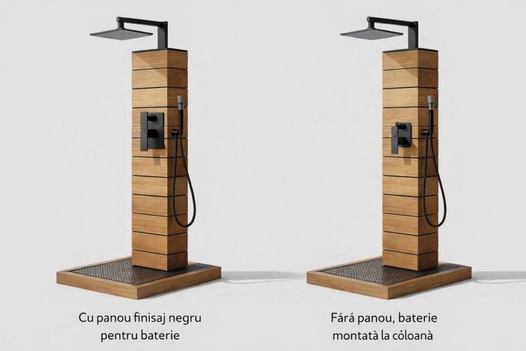 Coloană de apă cu echipare configurabilă